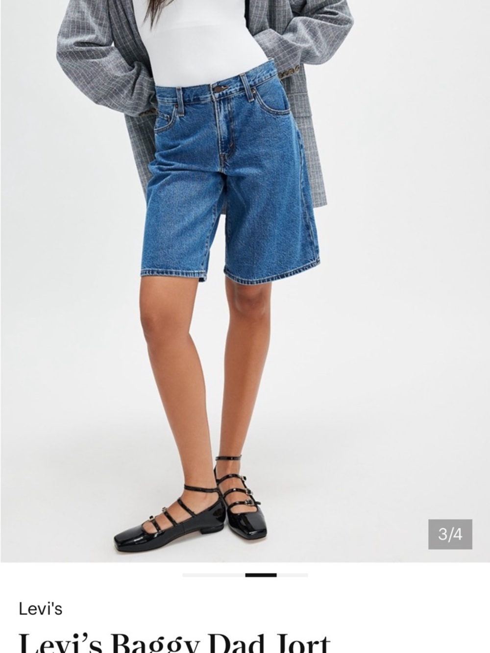Levi’s Baggy Dad Jort